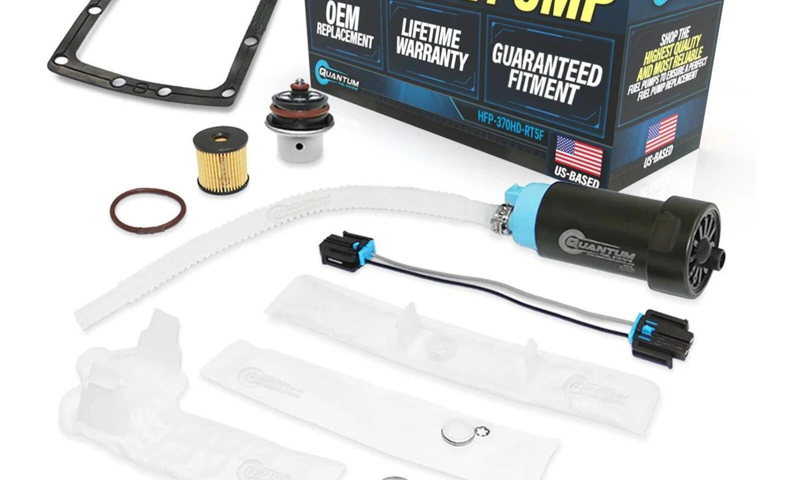 Quantum In-Tank EFI Fuel Pump with Regulator, Tank Seal & Filter