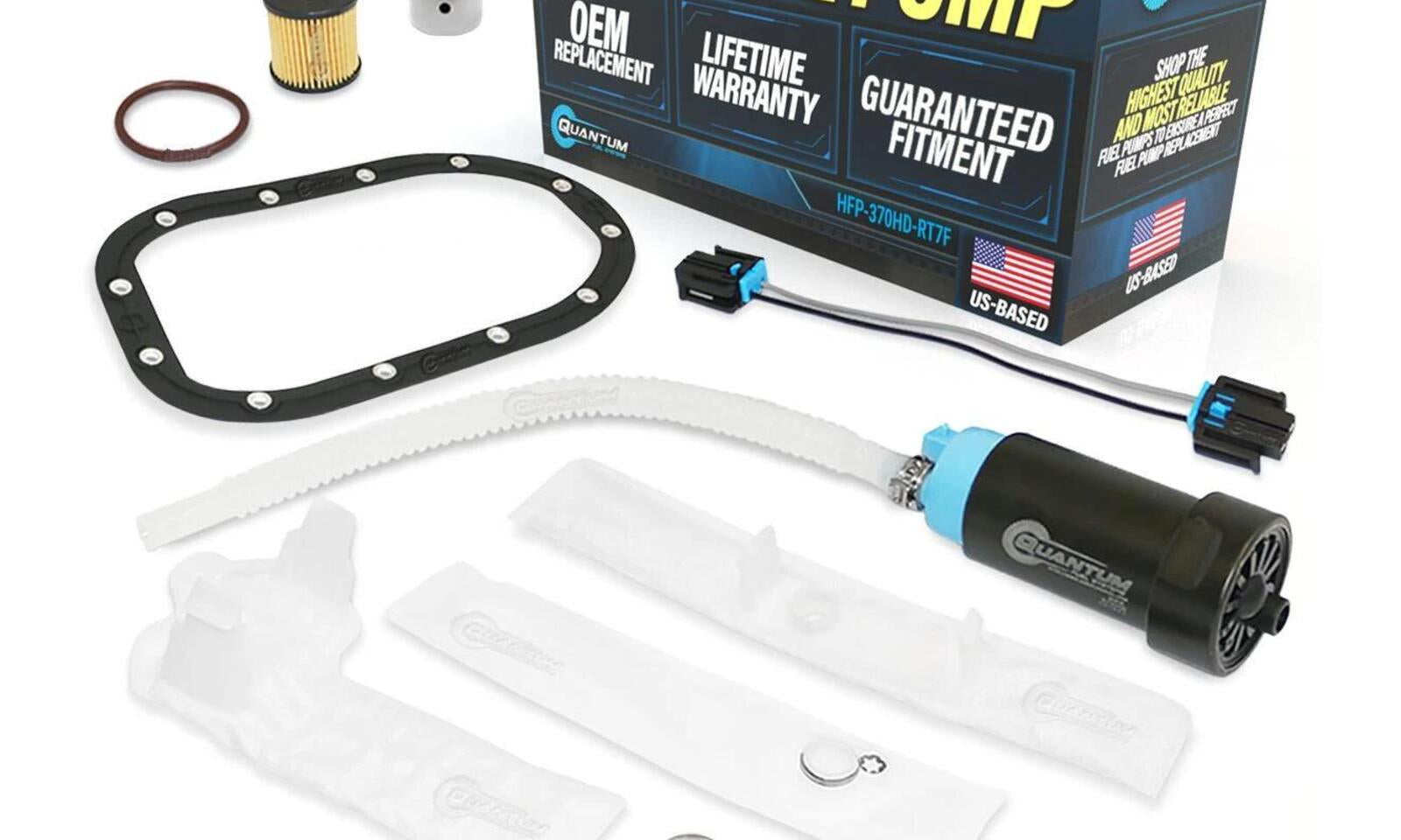 Quantum In-Tank EFI Fuel Pump with Regulator, Tank Seal & Filter