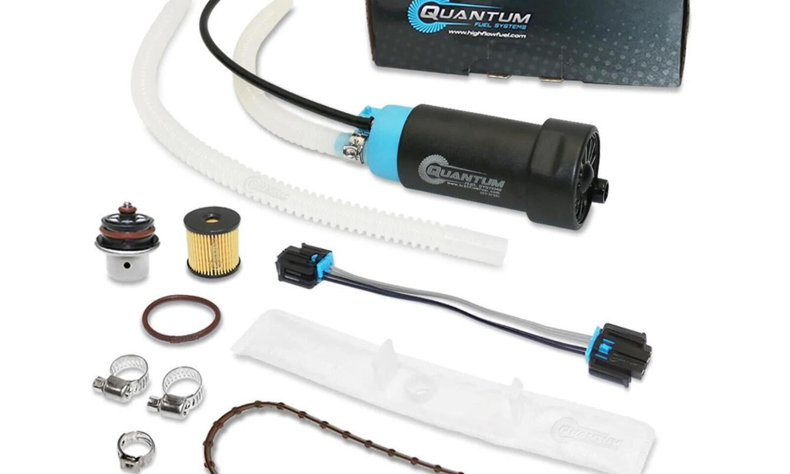 Quantum In-Tank EFI Fuel Pump with Regulator, Tank Seal & Filter