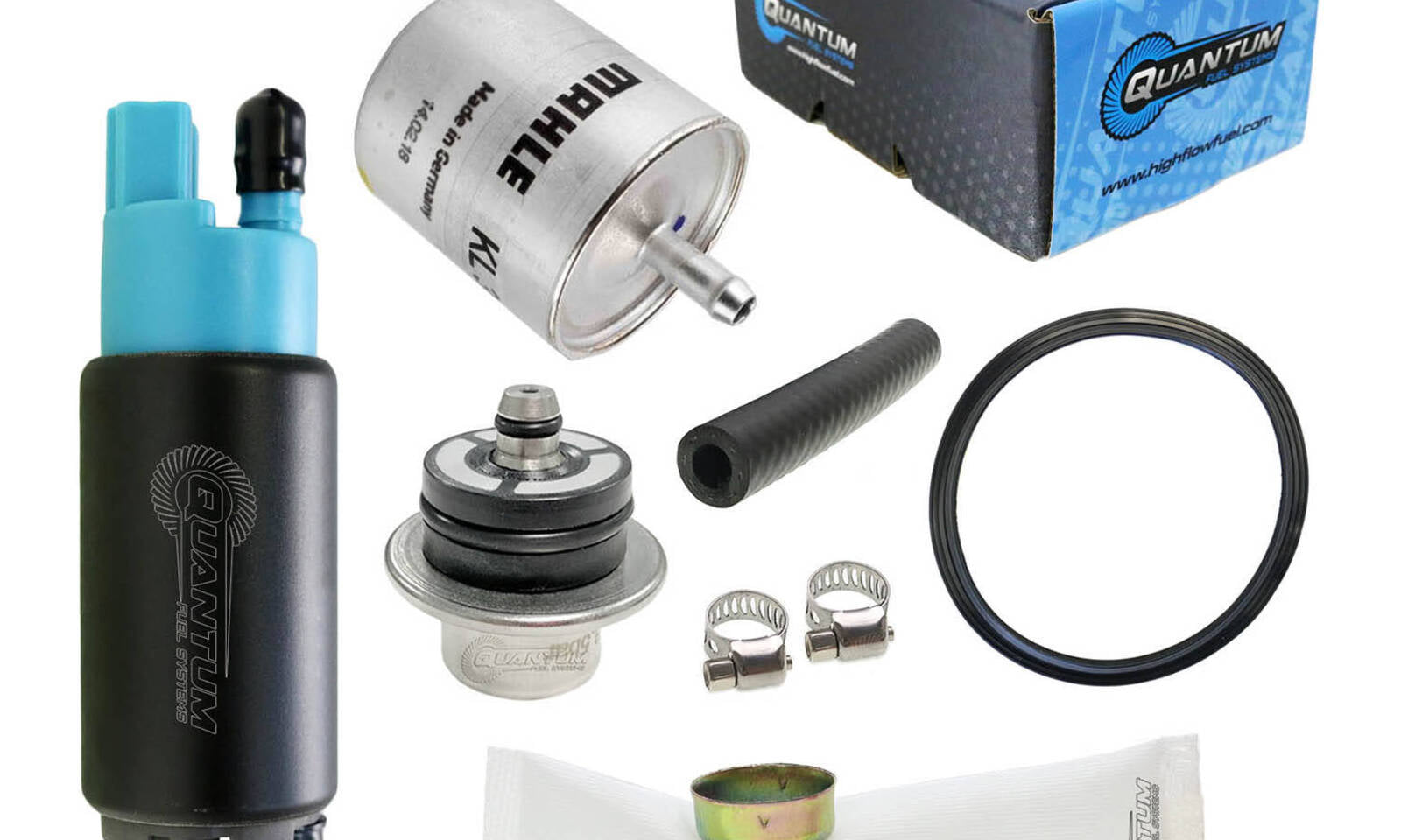 Quantum In-tank EFI Fuel Pump with Regulator, Tank Seal, Filter