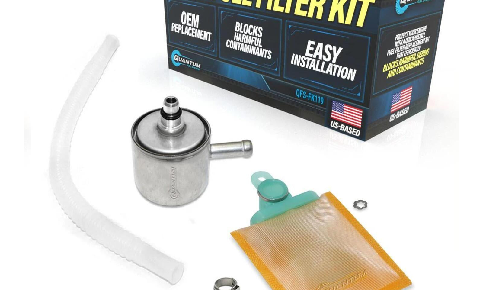 Quantum Fuel Filter Kit with Fuel Filter & Strainer