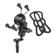 RAM X-Grip Phone Holder with Motorcycle Fork Stem Base