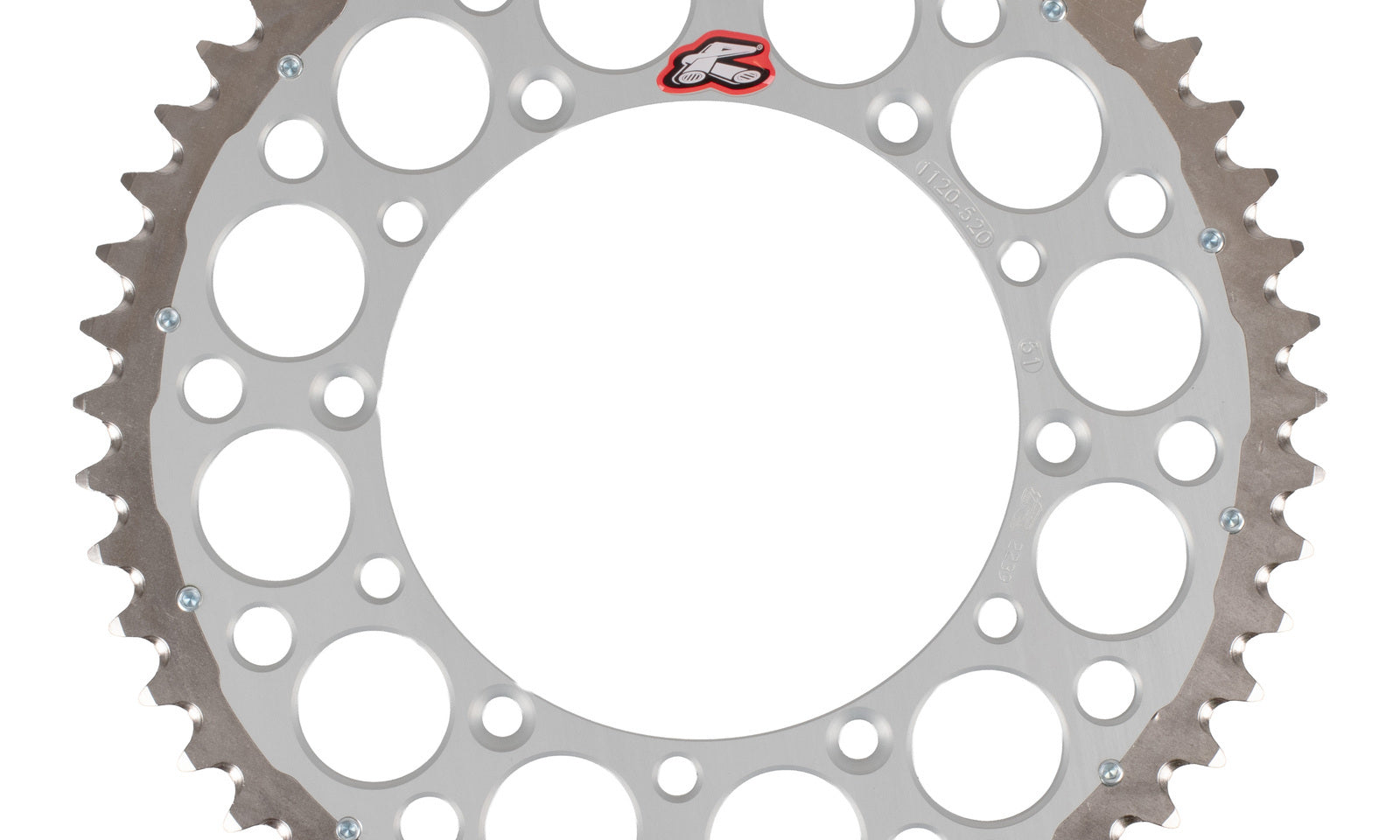 Renthal Sprocket Twinring Silver 49T Bi-metal Grooved Packaged