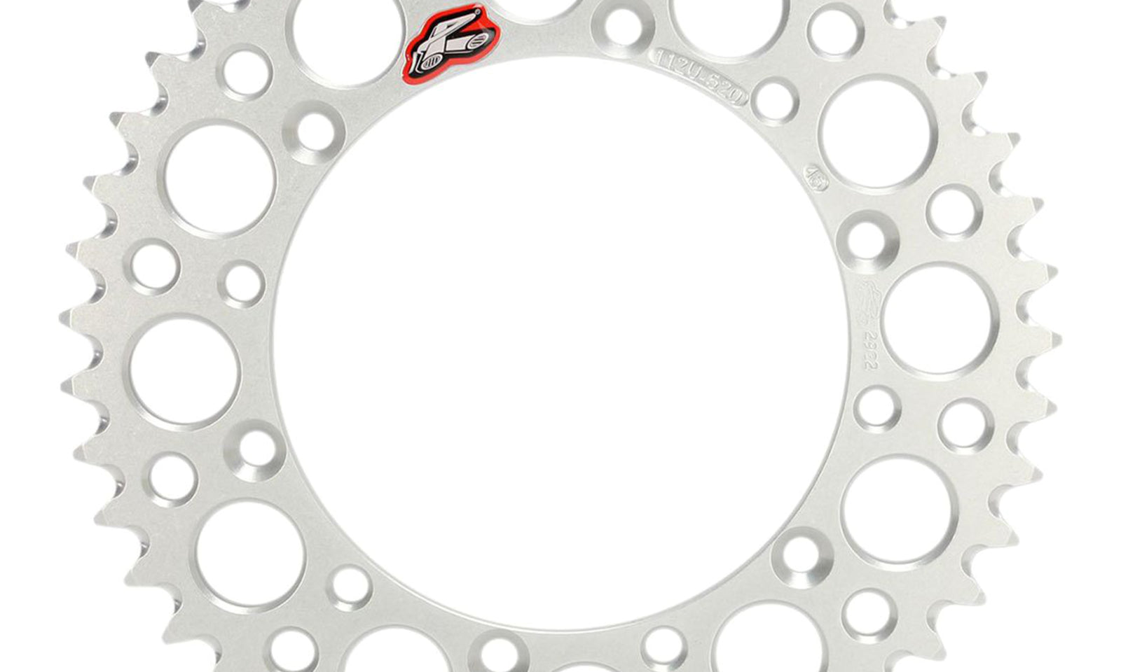 Renthal Sprocket Rear Silver 47T Alloy 7075 T6 Grooved