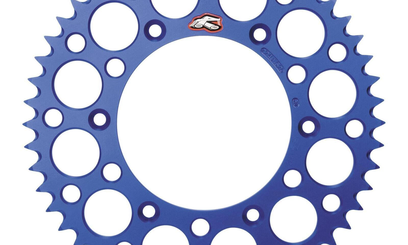 Renthal Sprocket Rear Blue 48T Alloy 7075 T6 Grooved