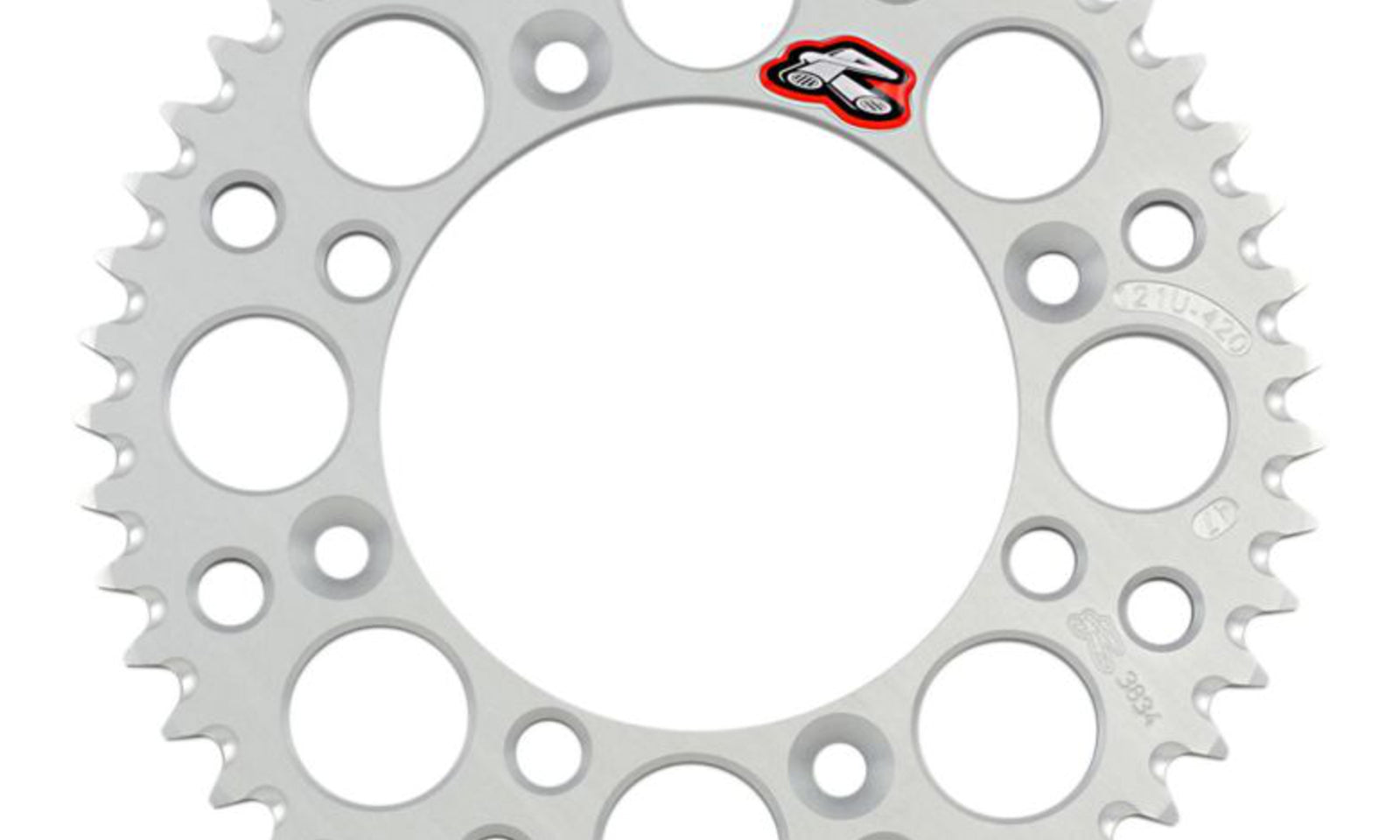 Renthal Sprocket Rear Silver 48T Alloy 7075 T6 Grooved