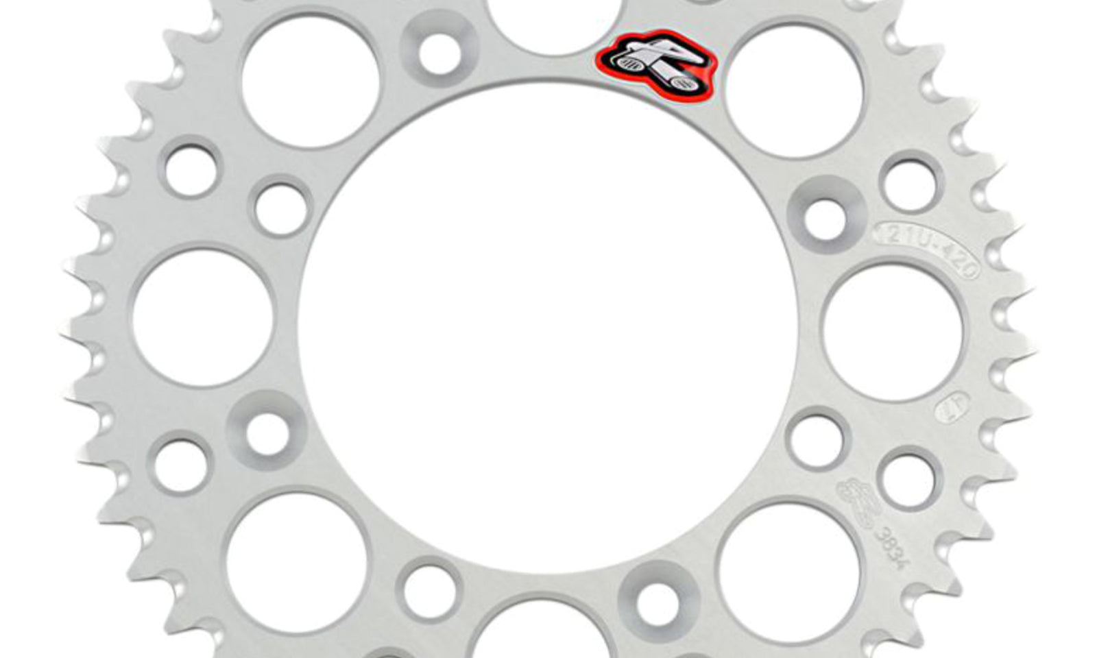Renthal Sprocket Rear Silver 52T Alloy 7075 T6 Grooved