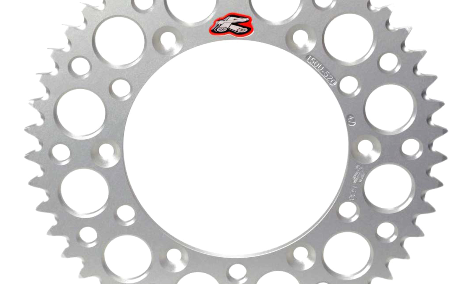 Renthal Sprocket Rear Silver 50T Alloy 7075 T6 Grooved Suzuki