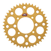 Renthal Sprocket Rear Gold 43T Alloy 7075 T6 Grooved