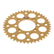 Renthal Sprocket Rear Gold 43T Alloy 7075 T6 Grooved