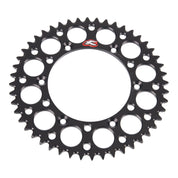 Renthal Sprocket Rear Black 48T Alloy 7075 T6 Grooved
