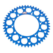 Renthal Sprocket Rear Blue 48T Alloy 7075 T6 Grooved