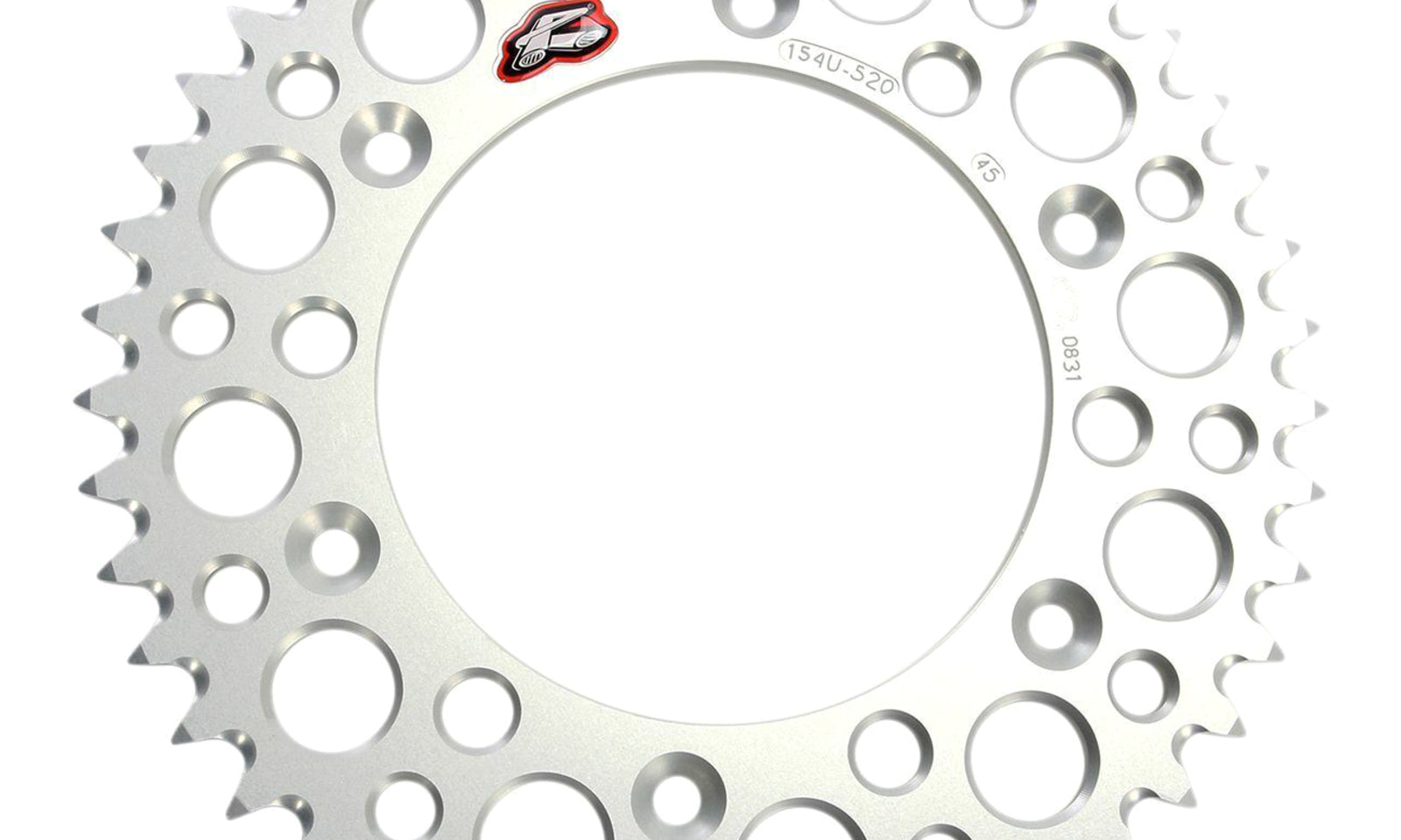Renthal Sprocket Rear Silver 47T Alloy 7075 T6 Grooved Honda