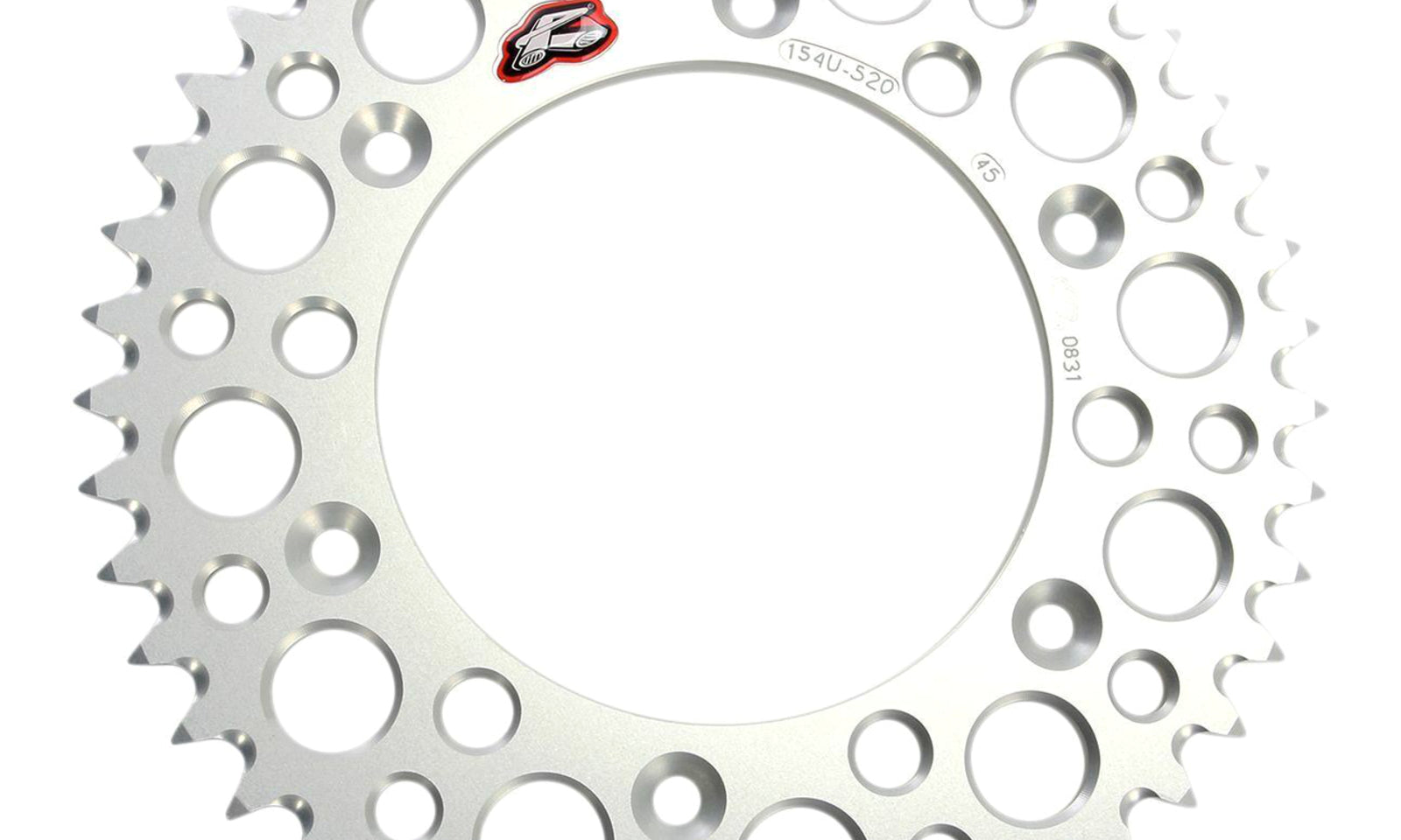 Renthal Sprocket Rear Silver 48T Alloy 7075 T6 Grooved Honda