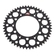 Renthal Sprocket Rear Black 50T Alloy 7075 T6 Grooved