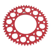 Renthal Sprocket Rear Red 50T Alloy 7075 T6 Grooved