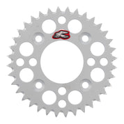 Renthal Sprocket Rear Silver 36T Alloy 7075 T6 Grooved Honda