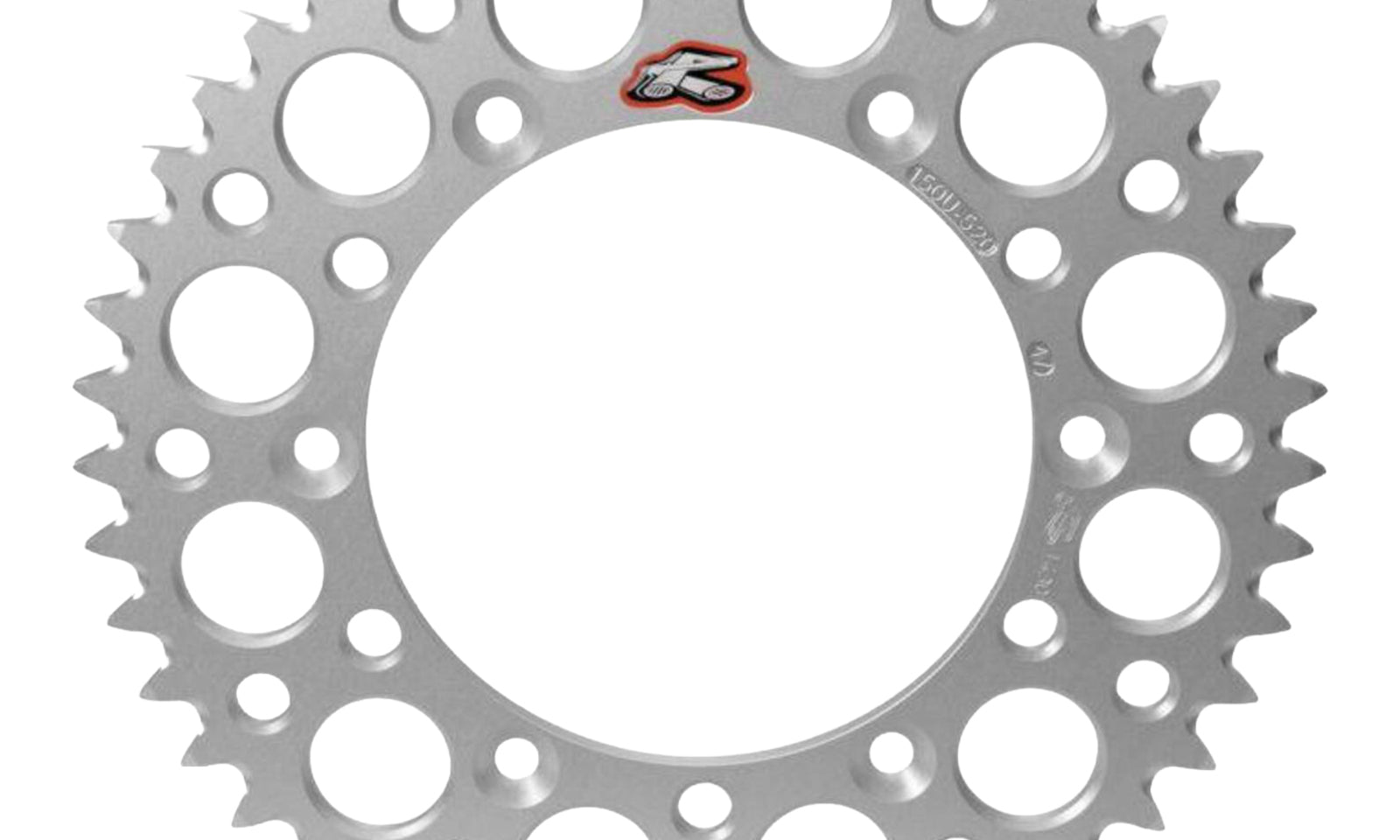 Renthal Sprocket Rear Silver 41T Alloy 7075 T6 Grooved Kawasaki