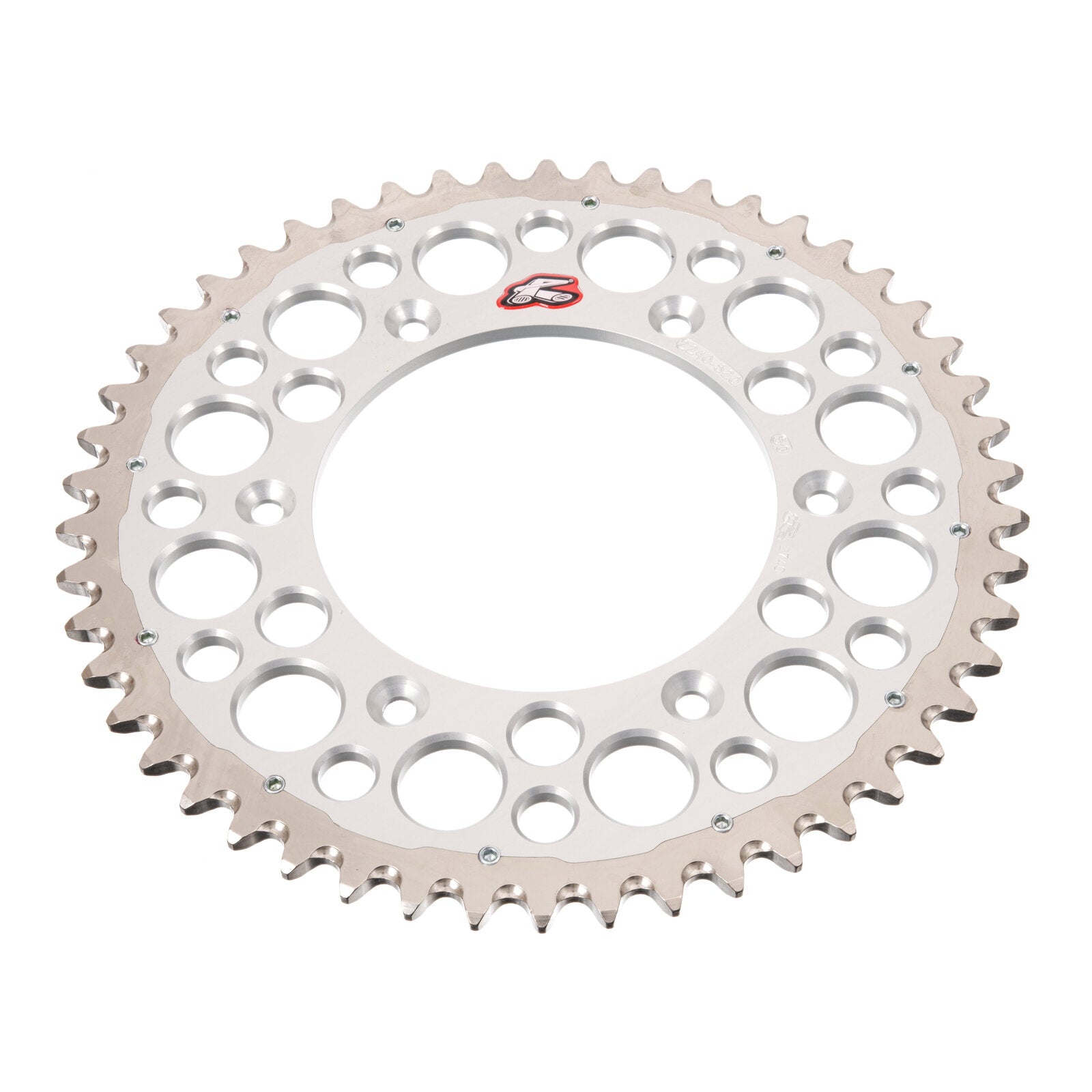 Renthal Sprocket Twinring Silver 50T Bi-Metal Grooved