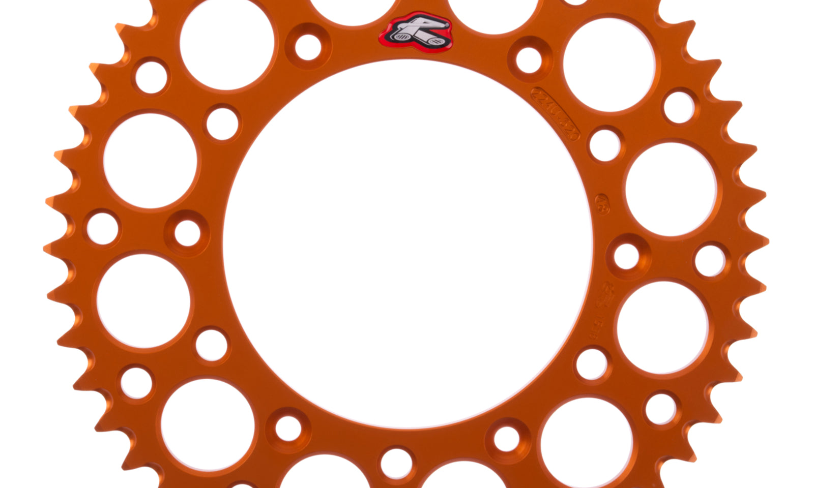 Renthal Sprocket Rear Orange 48T Alloy 7075 T6 Grooved KTM