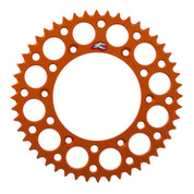Renthal Sprocket Rear Orange 48T Alloy 7075 T6 Grooved KTM