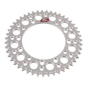 Renthal Sprocket Rear Silver 47T Alloy 7075 T6 Grooved