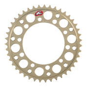 Renthal Sprocket Rear Silver 43T Alloy 7075 T6 Grooved Suzuki