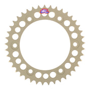 Renthal Sprocket Rear Silver 41T Alloy 7075 T6 Grooved Mont