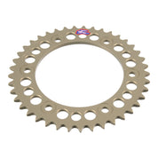 Renthal Sprocket Rear Silver 41T Alloy 7075 T6 Grooved Mont
