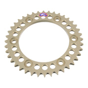 Renthal Rear Sprocket T6 7075 Alloy Grooved 411 / 530 - Silver [Honda]