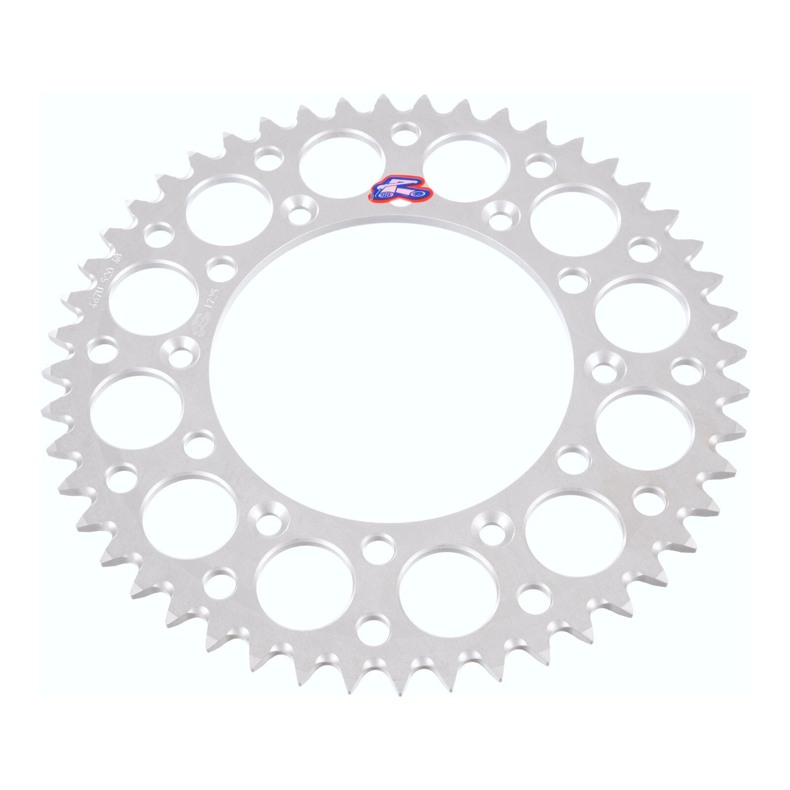 Renthal Sprocket Rear Silver 48T Alloy 7075 T6 Grooved