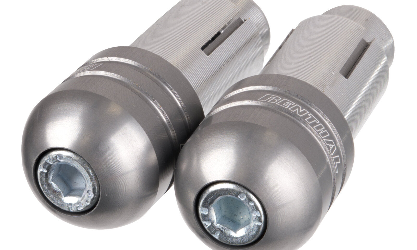 Renthal Handlebar End Plugs - Titanium (Set)