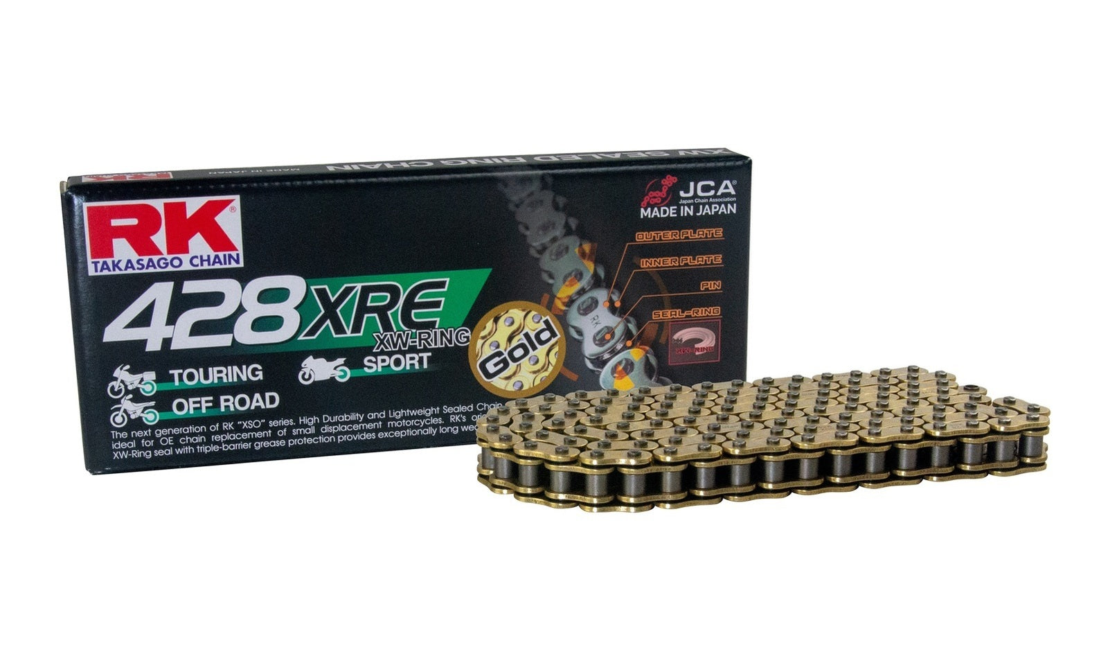 RK Chain GB428XRE X Gold XW-Ring