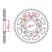 Sprocket Kit Marshin / Kazume Cheetah 200 14-56 - 428H 14/56
