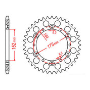 Sprocket Kit Yamaha TT250 R '93-'95 - 520AO 14/43