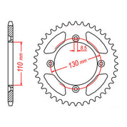 Sprocket Kit Honda CR80/85 - 420MS 15/49