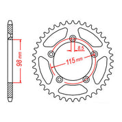 Sprocket Kit KTM 65 SX '12 - GB420MXZ 14/48