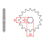 Sprocket Kit Yamaha YZ80BW - 428H 13/47