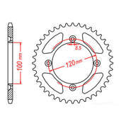 Sprocket Kit Yamaha YZ80BW - 428H 13/47
