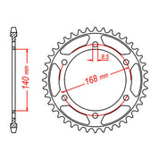 Sprocket Kit BMW F650GS '08-'12 - 525XRE 17/42