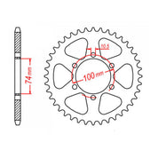 Sprocket Kit Hyosung GV250 Aquila - 520XRE 14/46