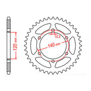 Sprocket Kit Kawasaki ZXR600 '95-'97 - 525XRE 15/40