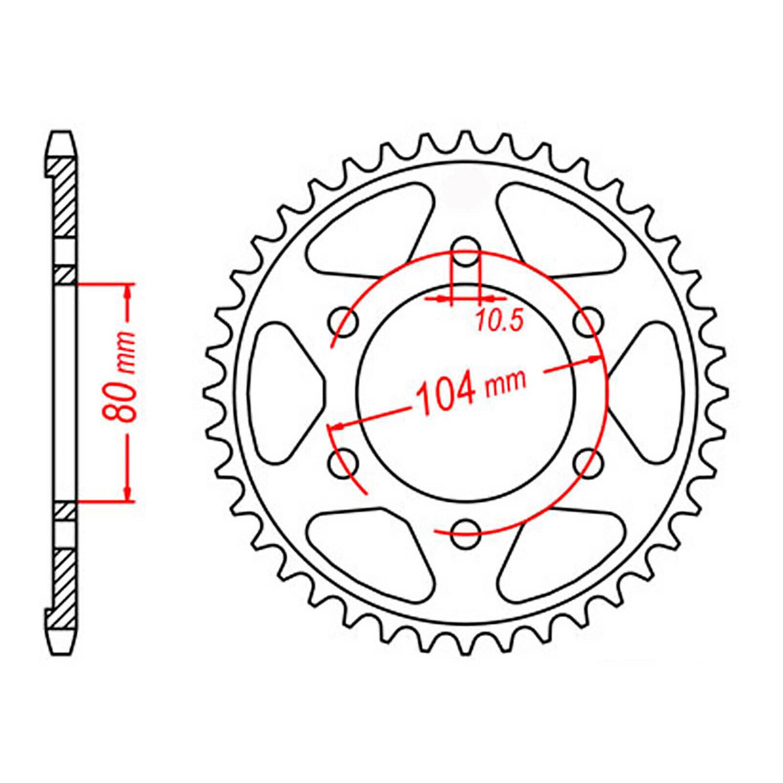 Sprocket Kit Kawasaki KLZ1000 Versys '15-'16 - 525XRE (Economy) 15/43