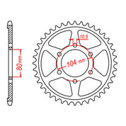 Sprocket Kit Kawasaki ZRX1200 - 530ZXW 17/42