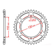 Sprocket Kit Yamaha YZF-R1 '04-'08 Gold (recommend) - GB530ZXW 17/45