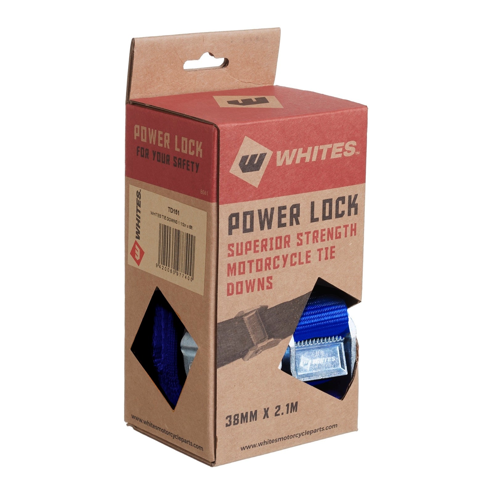 Whites Tie-Downs - Blue / Blue