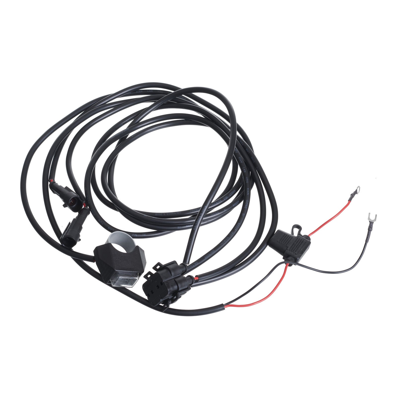 Whites LED Light 60mm Lens - Pair - Osram LED - with harness