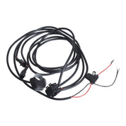 Whites LED Light 60mm Lens - Pair - Osram LED - with harness