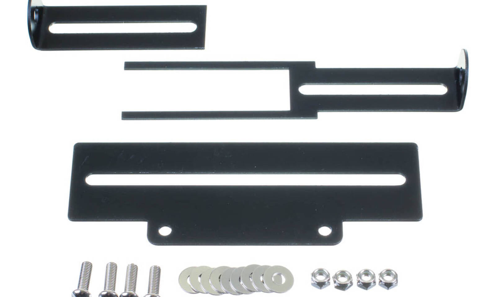 WHITES NUMBER PLATE BRACKET BLACK