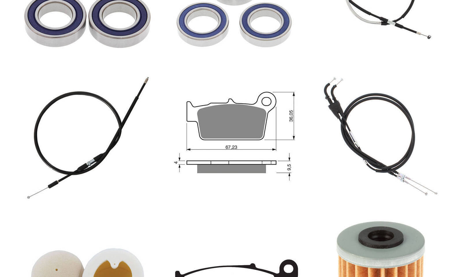 Offroad Refurb Kit - Kawasaki KX250F '04